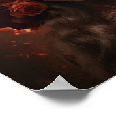 カラフルDia de los Muertosポスター |デ日 ポスター (角)