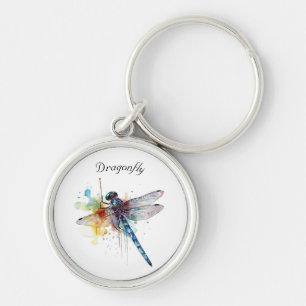 カラフルDragonflyのカスタマイズ キーホルダー