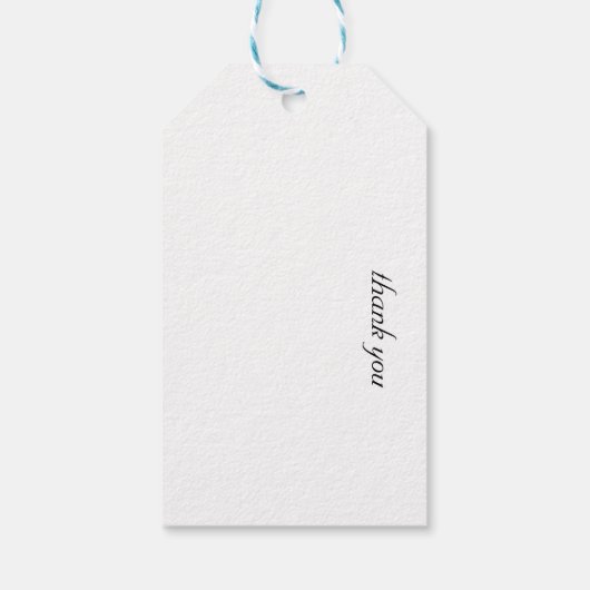 カラフルDragonflyのカスタマイズ ギフトタグ (裏面)