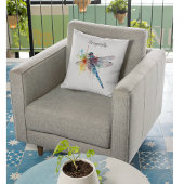 カラフルDragonflyのカスタマイズ クッション