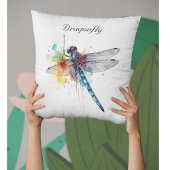 カラフルDragonflyのカスタマイズ クッション