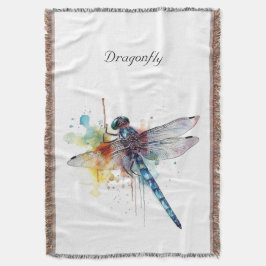 カラフルDragonflyのカスタマイズ スローブランケット