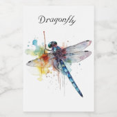 カラフルDragonflyのカスタマイズ フードラベル (シングルラベル)