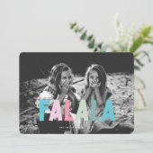 カラフルFALALAクリスマスカード シーズンカード (スタンド正面)