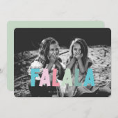 カラフルFALALAクリスマスカード シーズンカード (正面/裏面)