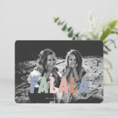 カラフルFALALAクリスマスカード シーズンカード (スタンド正面)