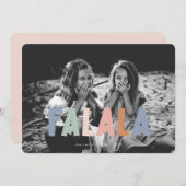 カラフルFALALAクリスマスカード シーズンカード (正面/裏面)