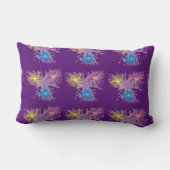 カラフルFireworksのLumbar装飾用クッション ランバークッション (裏面)