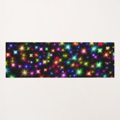 カラフルFireworks Starsデザイン ヨガマット (裏面(横))