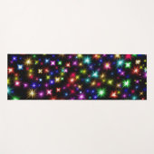 カラフルFireworks Starsデザイン ヨガマット (正面(横))
