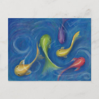 カラフルFishyはがき ポストカード