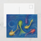 カラフルFishyはがき ポストカード (正面/裏面)