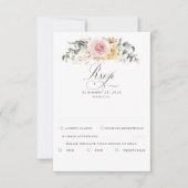 カラフルFolids Boho Wedding RSVP (正面)