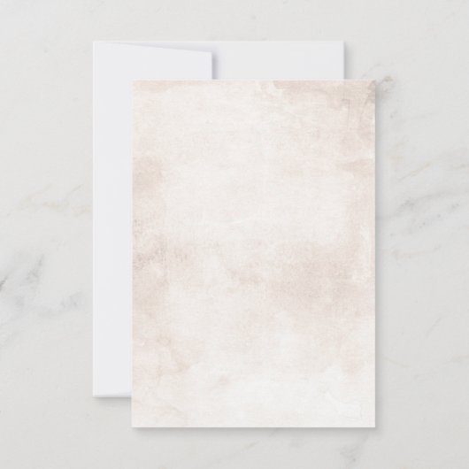 カラフルFolids Boho Wedding RSVP (裏面)