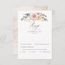 カラフルFolids Boho Wedding RSVP