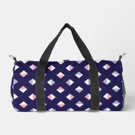 カラフルGemシームレスパターン ダッフルバッグ