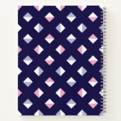 カラフルGemシームレスパターン ノートブック (裏面)