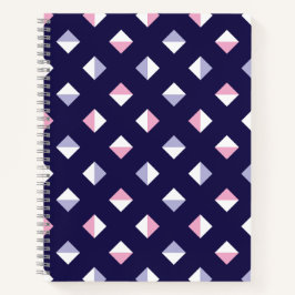 カラフルGemシームレスパターン ノートブック