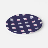 カラフルGemシームレスパターン ペーパープレート (アングル)