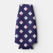 カラフルGemシームレスパターン ボトルクーラー (正面)