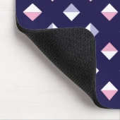 カラフルGemシームレスパターン マウスパッド (コーナー)