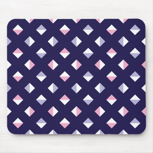 カラフルGemシームレスパターン マウスパッド (正面)