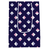 カラフルGemシームレスパターン ミディアムペーパーバッグ (裏面)