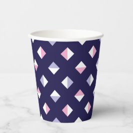 カラフルGemシームレスパターン 紙コップ