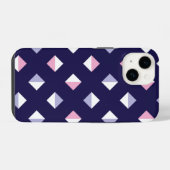 カラフルGemシームレスパターン iPhoneケース (裏面横)