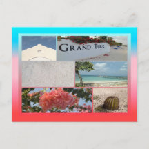 カラフルGrand Turk Photo Collage