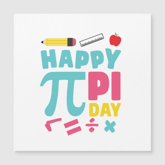 カラフルHappy Pi Day (正面)