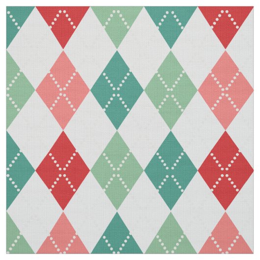 カラフルHarlequin幾何学模様2 ファブリック (見本)