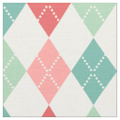 カラフルHarlequin幾何学模様2 ファブリック (クローズアップ)