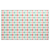 カラフルHarlequin幾何学模様2 ファブリック (ヤード)