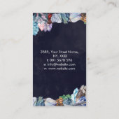 カラフルHealing Crystals Cluster名刺 名刺 (裏面)