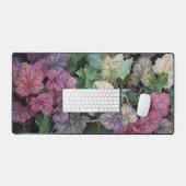 カラフルHeuchera植葉物植物学 デスクマット (キーボード&マウス)
