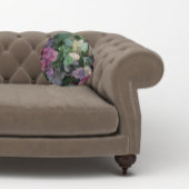 カラフルHeuchera植葉物植物学 ラウンドクッション