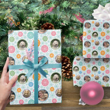 カラフルHoliday Snowflakes 3カスタム Photo