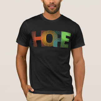 カラフルHOPE 励ましのメンズTシャツ Tシャツ