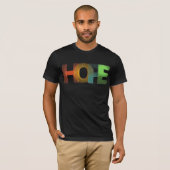 カラフルHOPE 励ましのメンズTシャツ Tシャツ (正面フル)