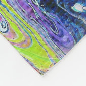 カラフルIはむしろキャンプ毛布です フリースブランケット (角)