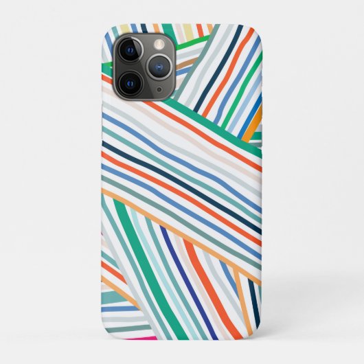カラフルiPhoneストライプ/iPadケース Case-Mate iPhoneケース (裏)