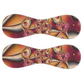 カラフルJoy抽象芸術赤オレンジ色ファンタジーフラクタル ソフトボール (パネル)