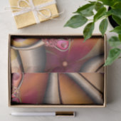 カラフルJoy抽象芸術赤オレンジ色ファンタジーフラクタル 薄葉紙 (ギフト)