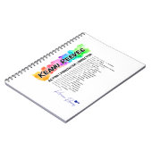 カラフルKeanu、タイトルとムービーキャラクター ノートブック (左側)