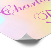 カラフルKid's Room Unicornポスター ポスター (角)