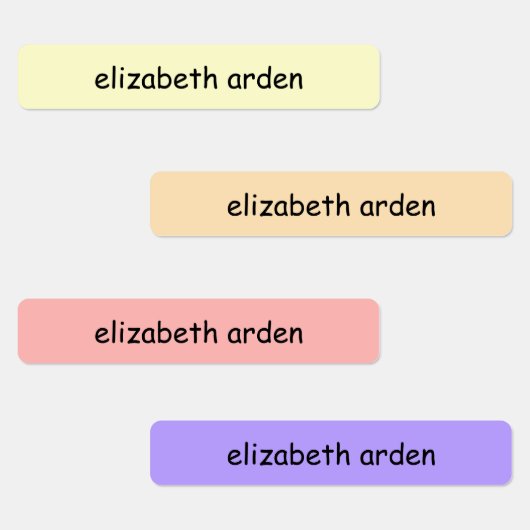 カラフルKids School Supplies Waterproof Name ラベル (グループ)