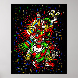 カラフルKukulcanポスター ポスター