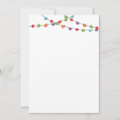 カラフルLet's Fiesta Bridal Shower Invitation 招待状 (裏面)