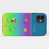 カラフルlgbtqゲイプライド月 Case-Mate iPhoneケース (裏面(横))